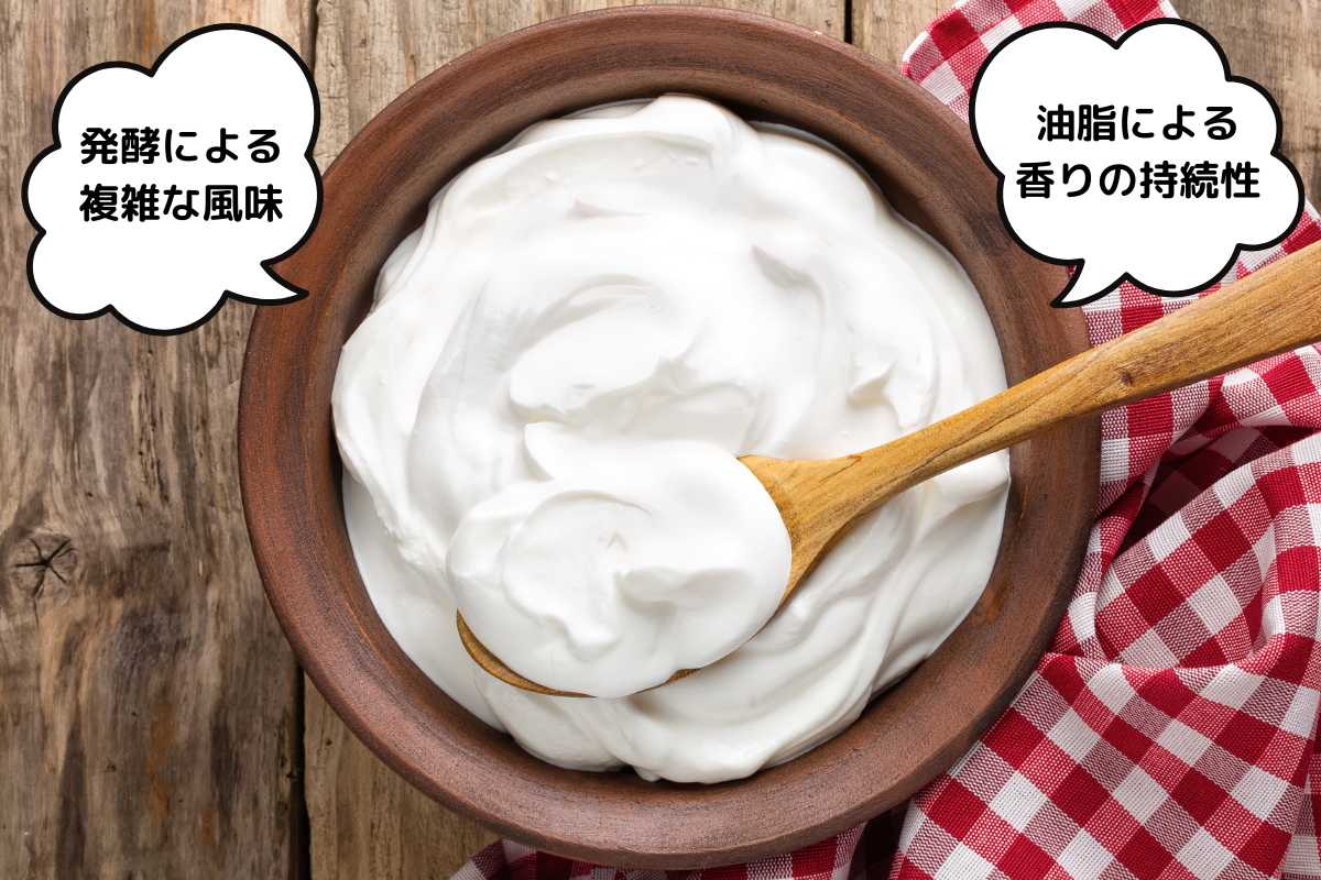 ヨーグルトとコク