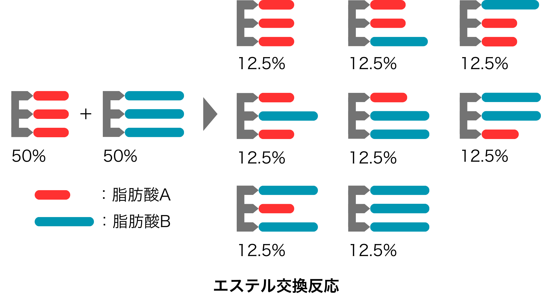 エステル交換反応　概略図