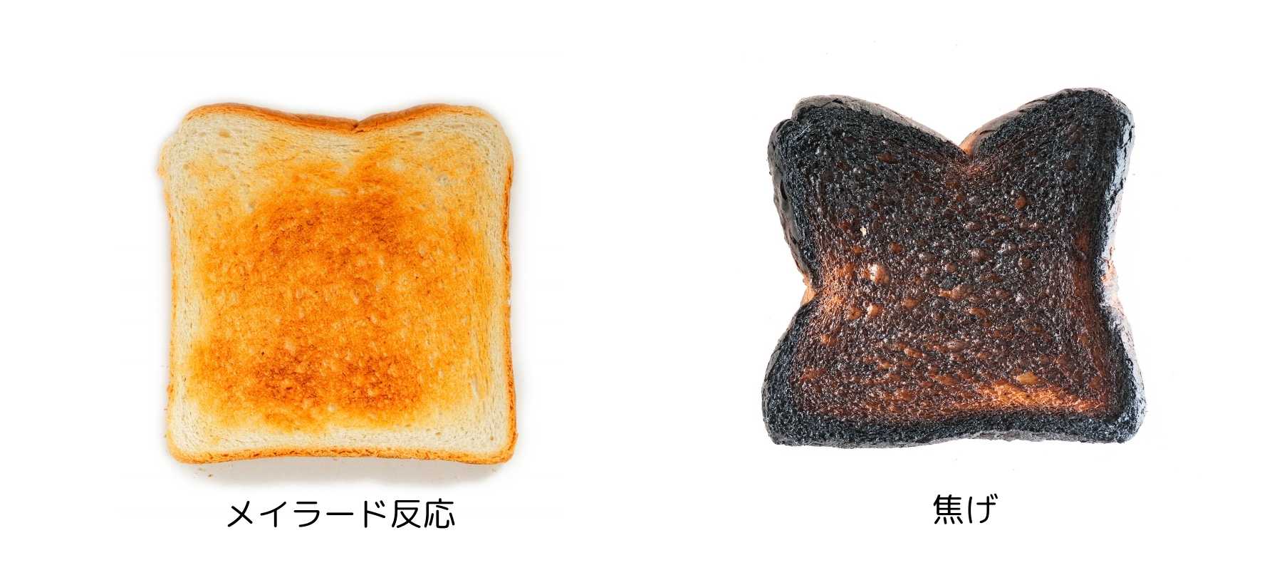 焦げとの違い