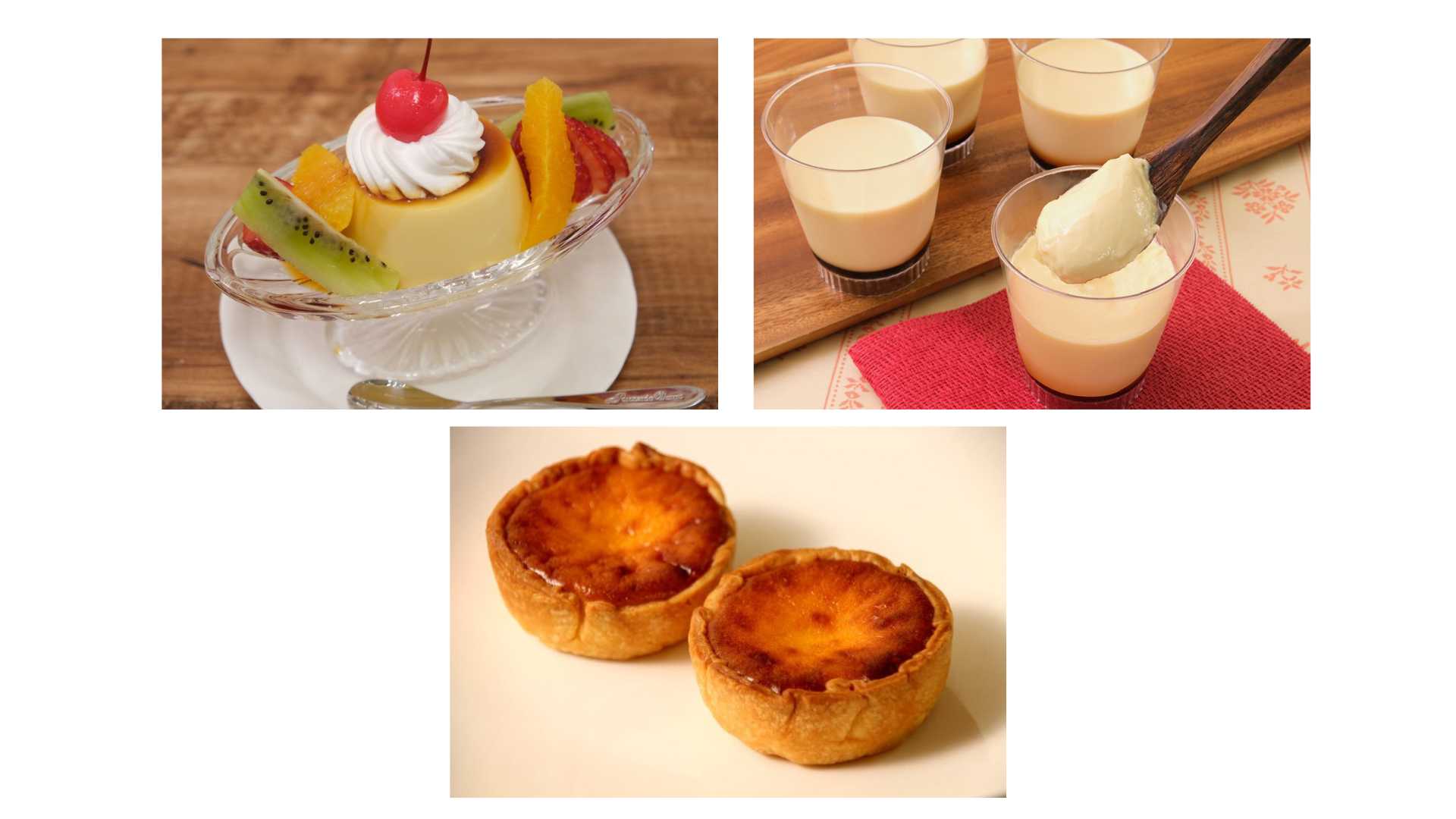 プラボカスター/MBを使ったプリンとエッグタルト